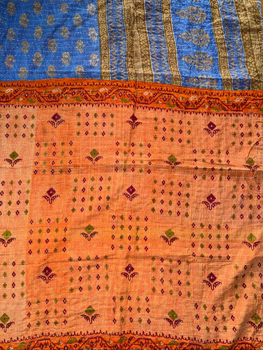 Kantha Throw #9 100% Cotton